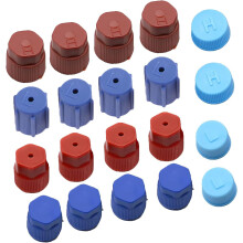 Set of 20 Adapter Caps, QuickConnect Tool Kit, Copper Caps, Air Conditioning Tool, Suitable for R134A.