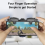 Controller di gioco mobile versatile, design ergonomico per un supporto confortevole, compatibilità universale e design leggero per una comodità 5