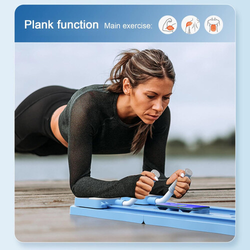 Generic Pilates Board, Multifunctional Abdominal Board, Pilates Equipment, Blue 1