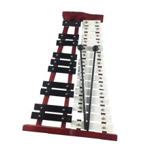 25Note Glockenspiel Xylophone, 15.7 x 9.8 x 3 Inches, Aluminum Bars with Clear Sound