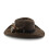 Antike Western-Fedoras-Mütze, Punk-Wildleder-Design,-Kaffee 1