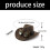Antike Western-Fedoras-Mütze, Punk-Wildleder-Design,-Kaffee 3