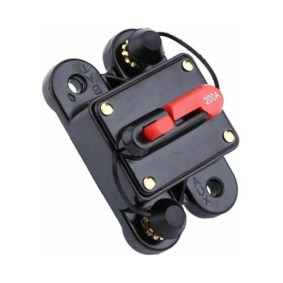 Circuit Breaker, Power Surge Protection For Car Stereos Audio, Reset Function Compatible With 12 Volt Systems, Electrical Damage Prevention For 9128293321594