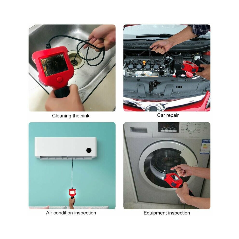 Inspection Camera For Personal Use, Handheld Ips Screen Borescope With 1080P Hd Graphics, Industrial Endoscope With Adjustable Led For Clearer, Light 9128293321211