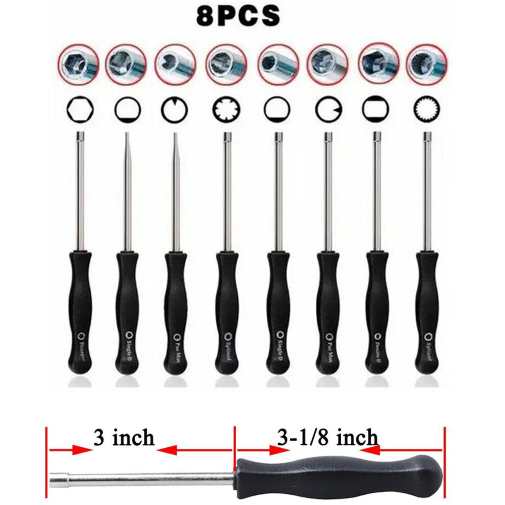 Ergonomic Grip Carb Adjustment Tool For Common 2 Cycle Carburetor, Heavy-Duty Adjusted Head Screwdriver For 2 Cycle Small Engines, Equipment Brand 9128293321808