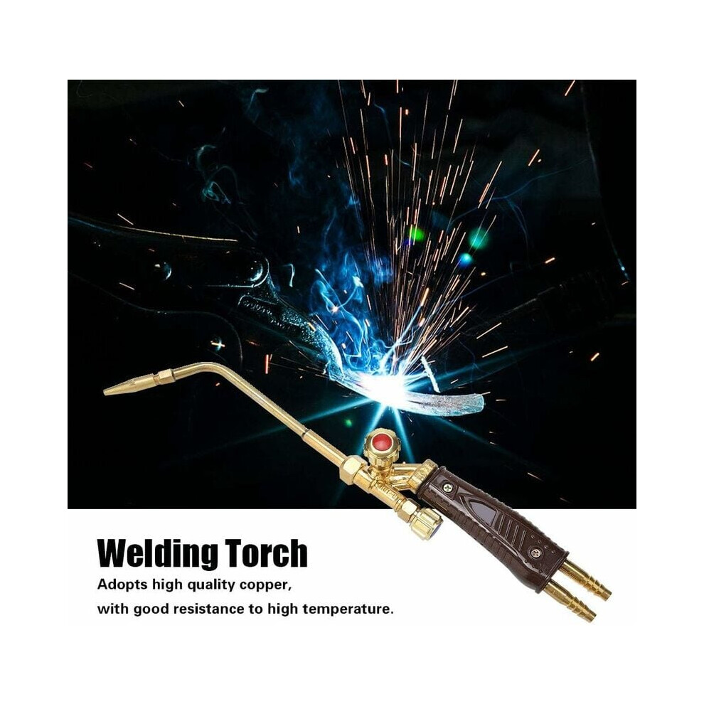 Professional Gas Welding Torch, Compact Design & Easy To Use For Oxy-Propane And Oxy-Acetylene Welding, Refrigerator Pipe Brazing & Jewelry 9128293321334