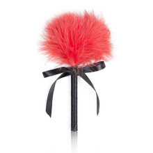 SM Feather Tickler Feather Tickler for Breast Butt, Lovers Couples Flirting Feather Stick SM Bondage Sex Toy Cosplay for Beginners (Red)
