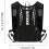 running vest with chest phone holder, reflective, adjustable, black B 4