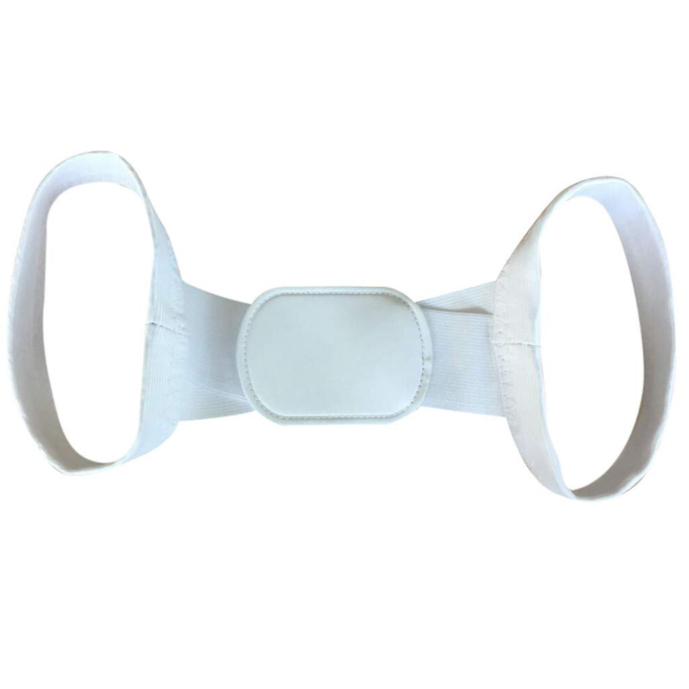 White Brace Back Device Belt Support Posture Comfortable Shoulder Corrector Chest Outfit