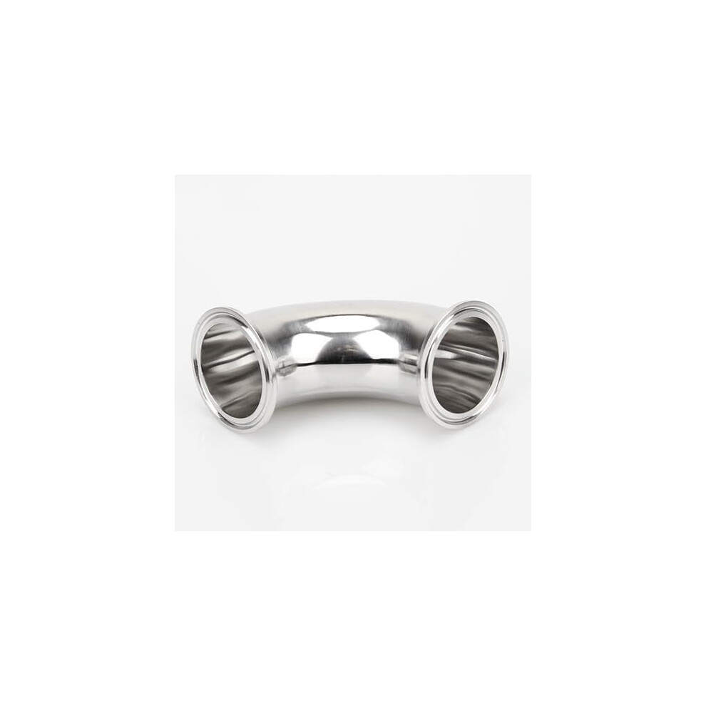 90 Degree Elbow Pipe Fitting Stainless Steel 304 Sanitary Tri Clamp Ferrule 9189345826467