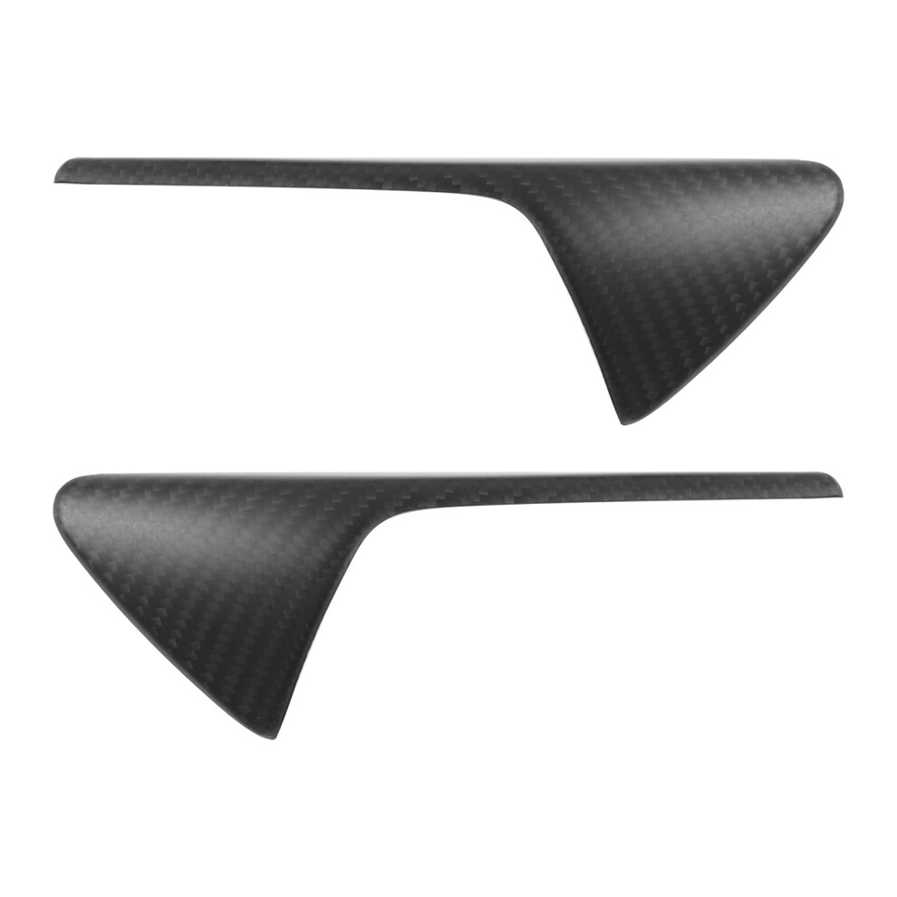 Car Side Mudguard Real 3K Carbon Fiber Texture Vent Cover Trim Replacement Offering Durable Uv Coated Finish Simple Stick-On Installation Tesla Safe 9190834062419