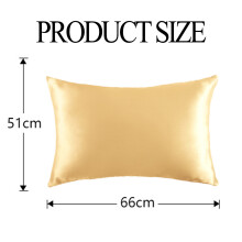 Mulberry Silk Pillowcase Envelope Design, Wrinkle and fade resistant Premium Satin Bedding Cover, Double-Sided Soft And Smooth Satin Fabric for Skin A
