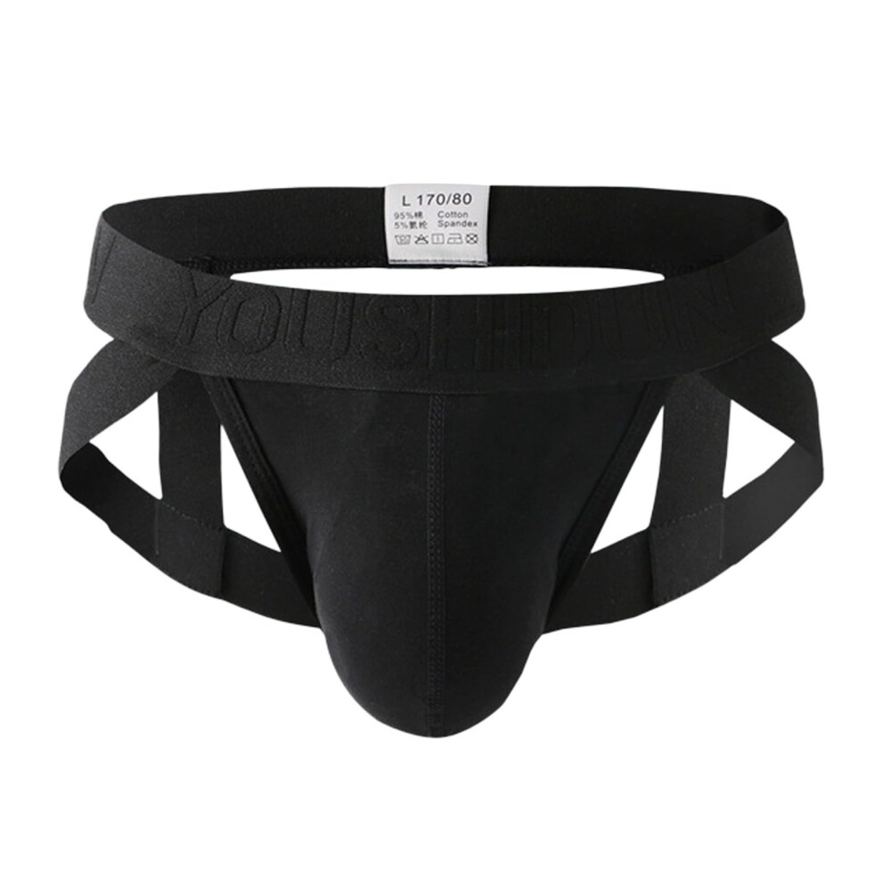 Black Men's Transparent Underwear Swinger Club Panties Freedom Lingerie 3XL