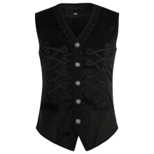 Men's Medieval Gothic Vest Victorian Suit Vest Halloween Renaissance