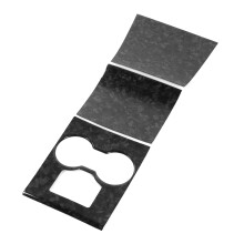 Kit di rivestimento per console interna compatibile con Tesla Model 3Y, in fibra di carbonio opaca, realizzato in ABS di alta qualità, resistente ai