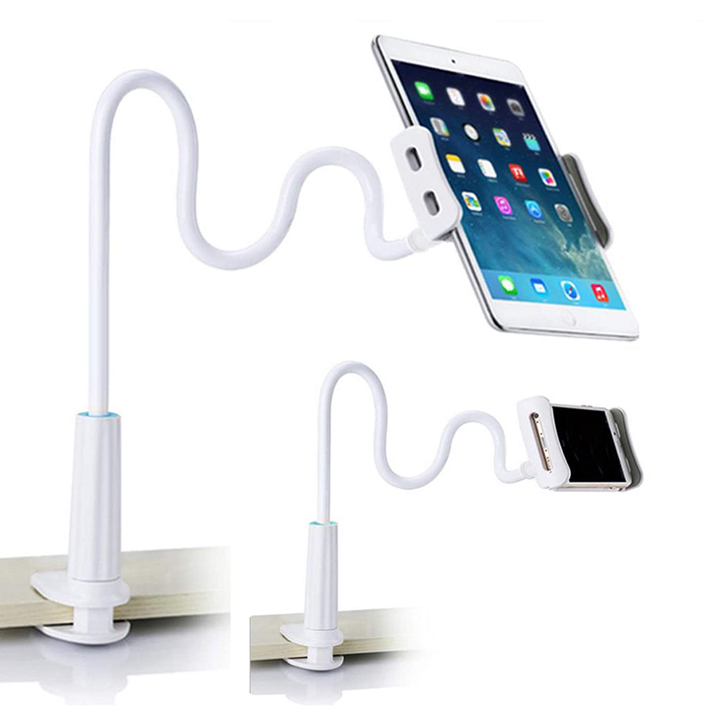 Gooseneck Phone Holder Stand, Flexible Arm Adjustable, Mount Clamp On Desk, Aluminium-Magnesium Alloy Abs Plastic, Stable Mounting, Height Adjustable 9190834915364