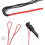 Bow String 12 Strands Bicolor Abrasion Resistant Fast Flight Black red 58inch 3