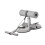 Adjustable SitUp Bar, SitUp Support Device, Abdominal Workout Equipment, Abdominal Exercise Machine, Thigh Support, Grey Color 1