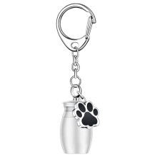 Multicolored Stainless Steel Keychain Dog Urns Dog Bird Mouse Cremation Ashes Urn Pet Sealed Souvenir For Dogs R7T4 Funeral Silver Size