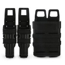 FMA Fastmag Vest Molle Tactical Quick Pull Tactical Clip Clip Accessory Box Vest Attachment Cartridge Case Double Clamp Box Black