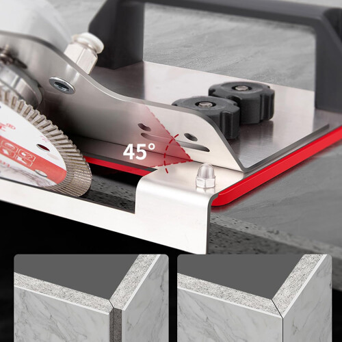 45 Degree Tile Chamfering Tool, Angle Grinder Stand for 45 Degree Chamfer Cutting, Portable Tile Cutter Tools for 100Type Angle Grinders 1
