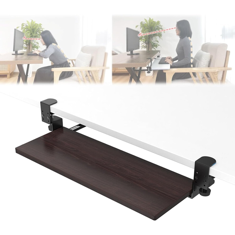 Keyboard Tray Under The Desk, Pullout Keyboard Drawers, Ergonomic, With Cclamp, Adjustable. 9426802199819