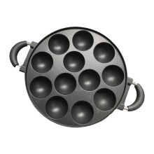 Donut Baking Pan Mini Donuts Maker Pan with Handles Anti Scald Multipurpose Nonstick Surface Mini Waffle Maker for Breakfast, 12 Hole