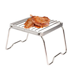 Folding Campfire Grill Stainless Steel Outdoor Fireplace Cooking Grate