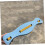 Floating Swimming Training Board Archery Finger Tab Fish Shape Belt Blue 4