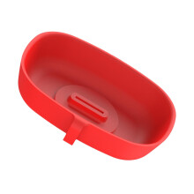 Silicone Stick Holder Freeze Popsicle and Ice Cream Holder Reusable Freeze Popsicle Holder for Popsicle Red