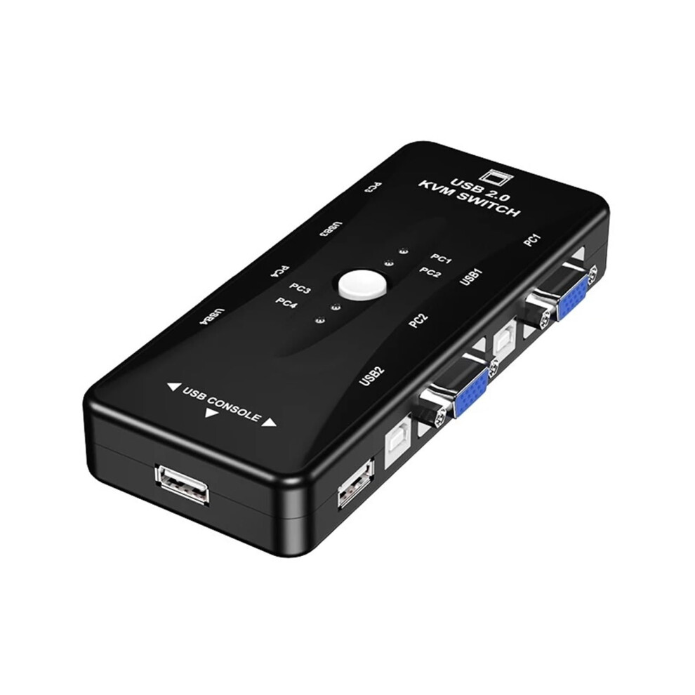 Video Mixer Usb Kvm Switch 2/4Port Vga Splitter 1920*1440 For Usb Device Monitor 9412369780805