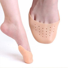 1 Pair Soft Silicone Gel Pointe Ballet Shoe Toe Pads with Breathable Hole