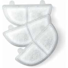 Filters voor drinkfonteinen voor huisdieren, Homerunpet model WF20 drievoudig filtratiesysteem, niet-geweven ionenwisselingshars voor vers water,