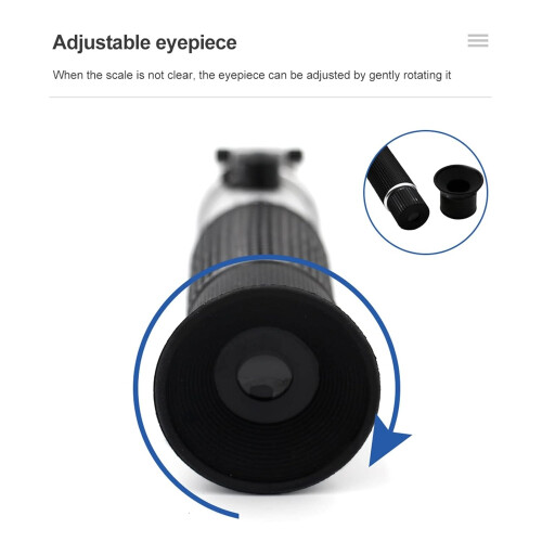 Refractometer Specific Weight 040% Brix Refractometer Tester for Seasoning Beer Grape Sugar Set 2