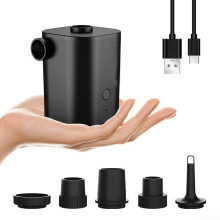 Electric Air Pump Cordless  Endurance 15W for Air Bed Mattress Inflatables(Black)
