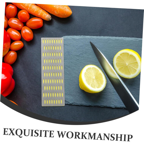 3Piece Sharpening Stone for Kitchen Knives  
Singlesided mesh design for efficient sharpening  
Durable for  results 1
