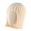Chapeau de style unique avec perruque tricotée et-Beige 1