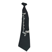 Elegante Krawatte mit-Doppelter Schmetterlings-Cha 32CM
