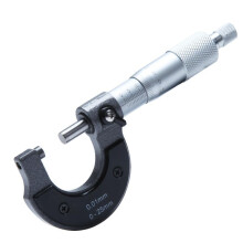 Outside Micrometer, Measuring Range 025 mm Micrometer Micrometer Micrometer Screw Metric Outdoor Brake Caliper with Zero Point Adjustment Wrench