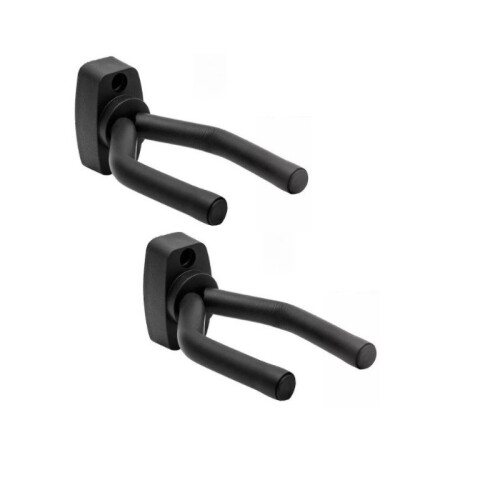 Universal guitar bøjle Sort   2-pak