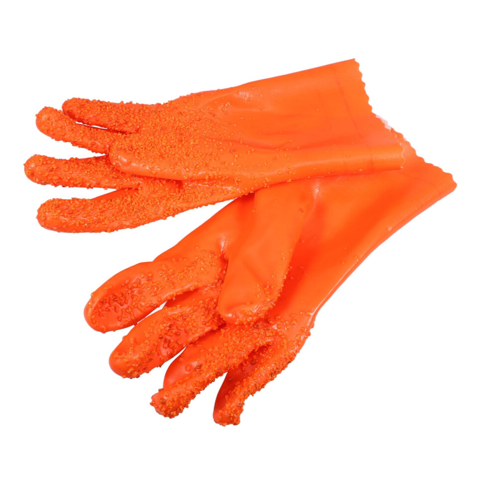 Men Work Gloves Pvc Protective Gloves For Outdoor Use Oil Acid And Alkaliresistant Nonslip Grip 9189345831621