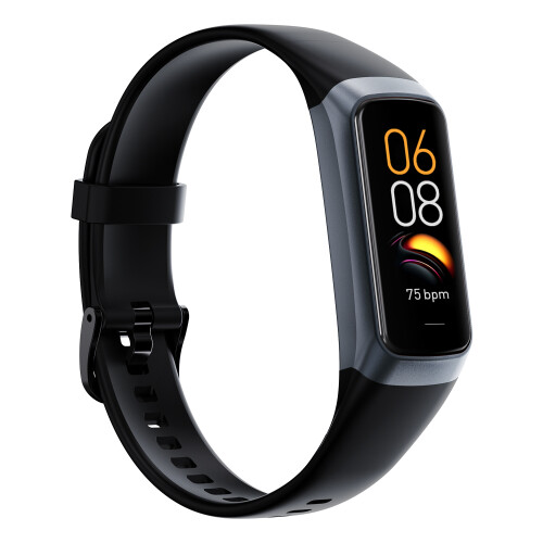 Smartwatch mit Herzfrequenz- und Blutdruckmesser Black 2