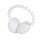 Protège-oreilles épais avec perles-imitation poire blanche 1