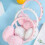 Protège-oreilles épais avec perles-imitation poire blanche 6