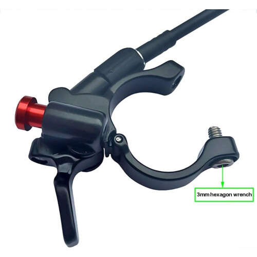 Aluminium Alloy Fork Remote Lockout Lever for Mountain Bikes Quick and Easy Setup 2