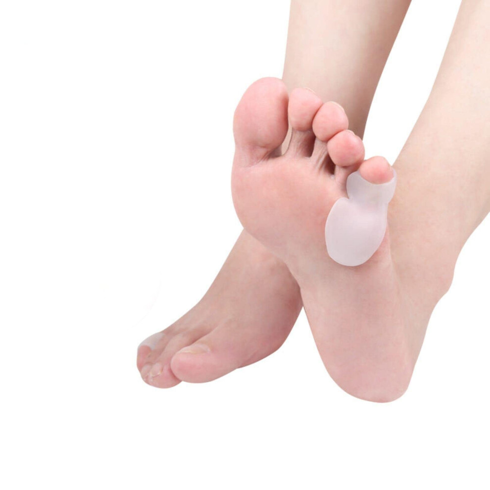 2/4Pcs Tailor's Bunion Corrector Pad Bunionette Straightener Pinky Toe Separator Protector Shield Pain Relief Spacer Normal Type2pcs