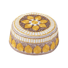 Yarmulke brodé pour hommes et femmes doux pliable facile à -21176