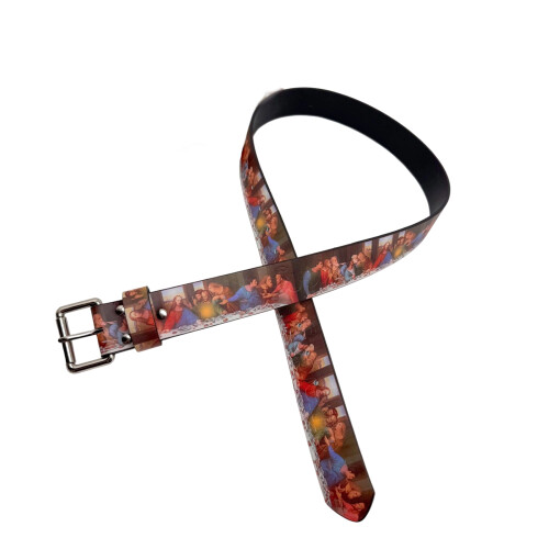 Ceinture de taille réglable, ceinture rétro, peinture à-100cm