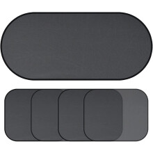 Gardien de votre voyage, pare-soleil transparents faciles à appliquer pour vitres latérales de voiture, protection solaire pour les aventures de