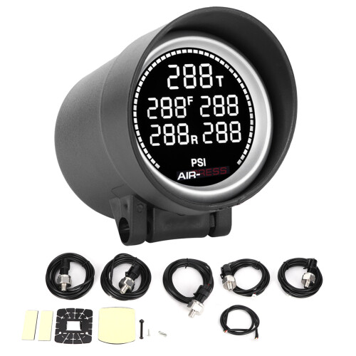 Ψηφιακός μετρητής Turbo Boost με οθόνη LED, μέτρηση πίεσης υψηλής ακρίβειας, παγκόσμιος